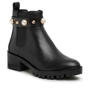 Karl Lagerfeld Paris Pola Combat Boots SIZE 8.5